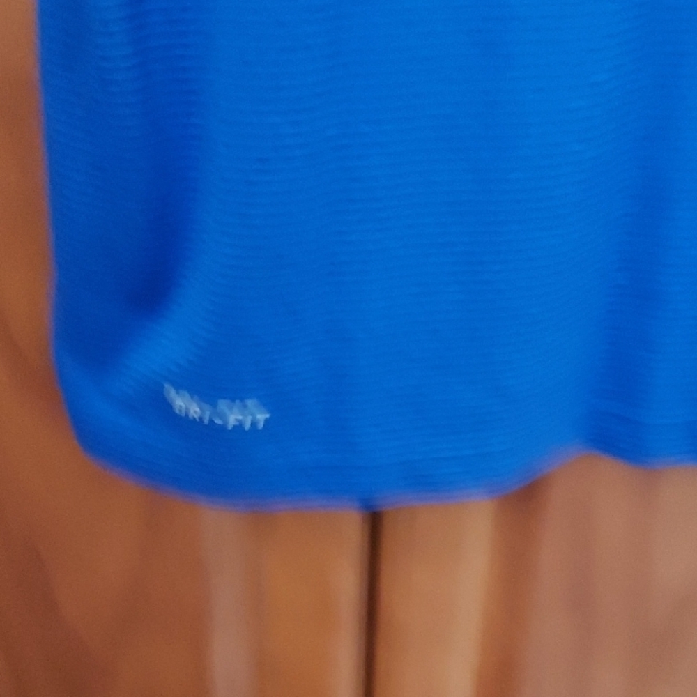 Nike Men's Vibrant Blue Short Sleeve Tee - Picture 4 of 6